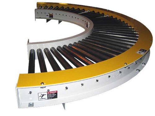 bend roller conveyor