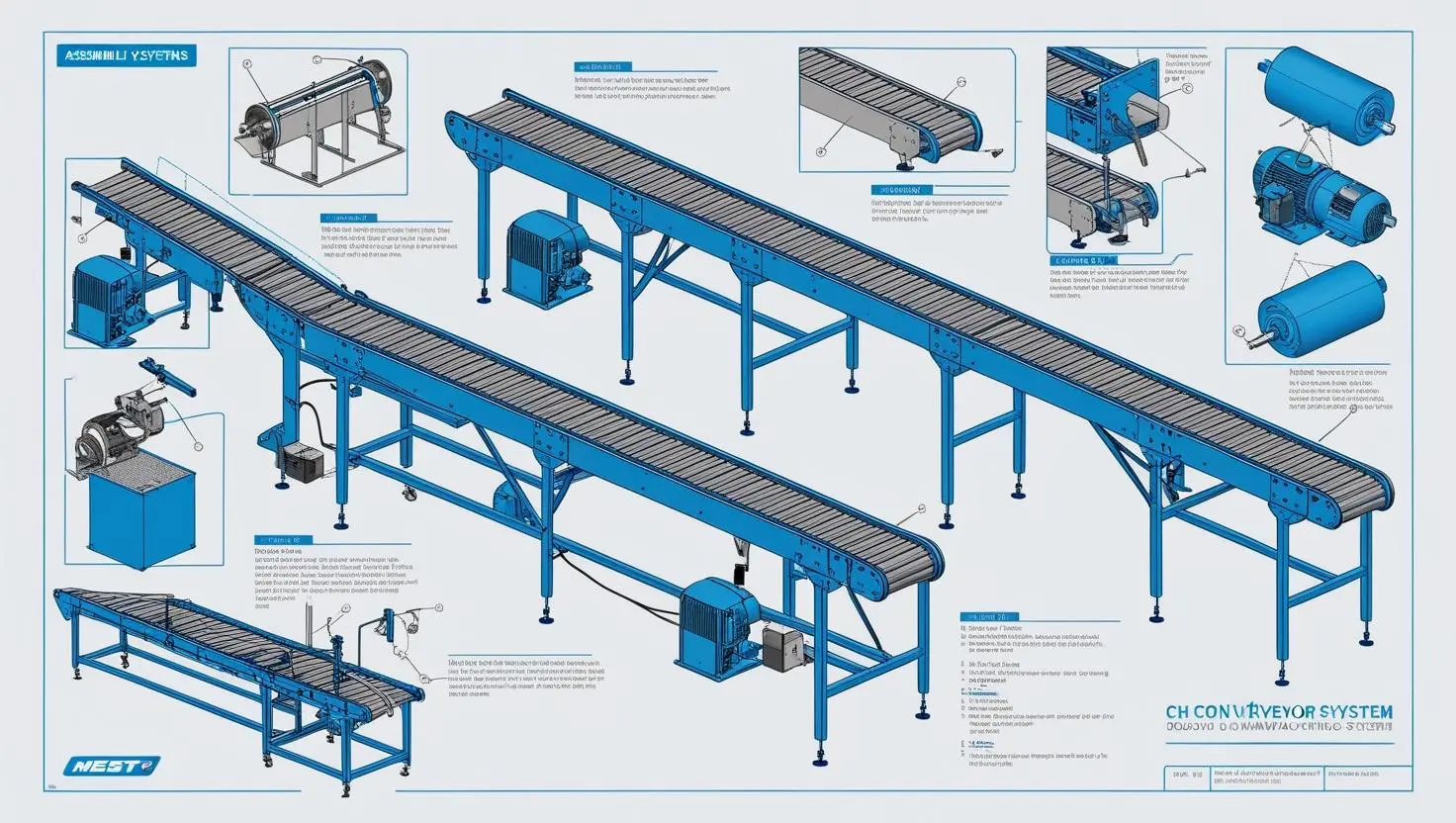 entra conveyor system assembly