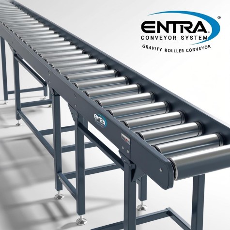 entra gravity roller conveyors