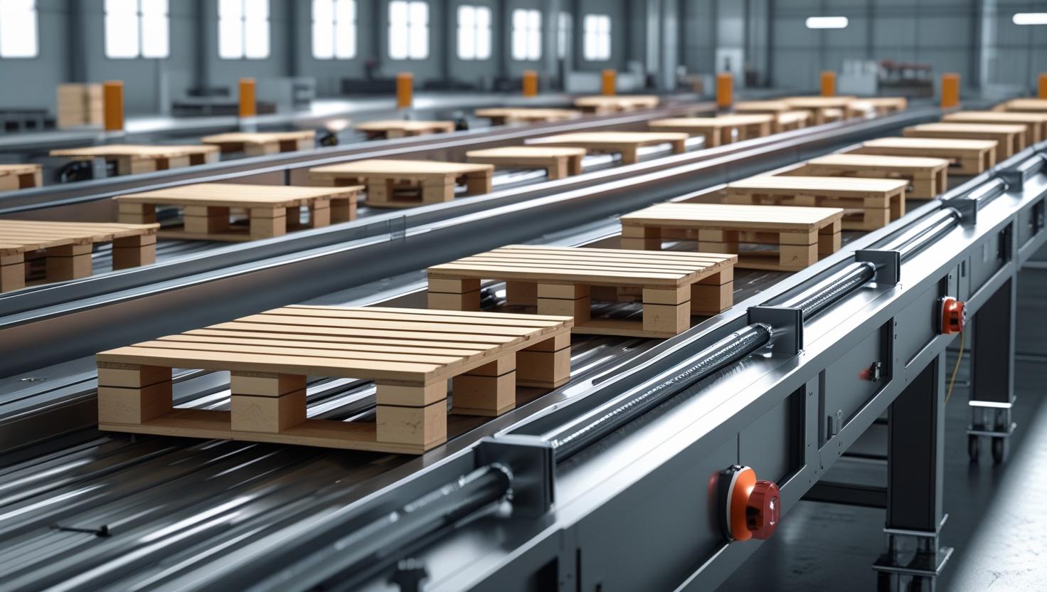 Boost Manufacturing Efficiency With Pallet Handling Conveyors