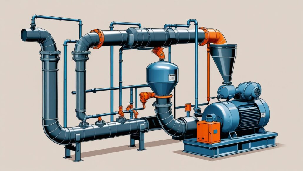 Pneumatic Conveying Systems في مصر - كل اللي محتاج تعرفه من ENTRA 2 pneumatic conveying system
